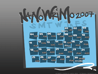 Wallpaper with a large calendar